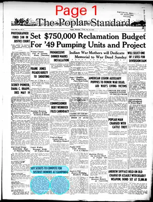 Page thumbnail for The Poplar Standard