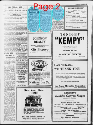 Page thumbnail for Las Vegas Age