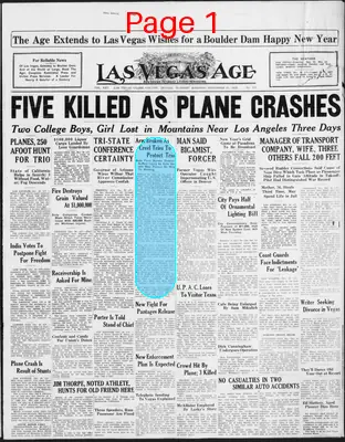 Page thumbnail for Las Vegas Age