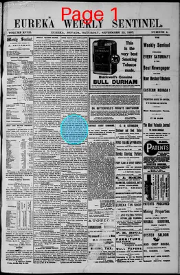 Page thumbnail for Eureka Weekly Sentinel
