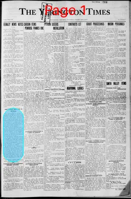 Page thumbnail for Yerington Times