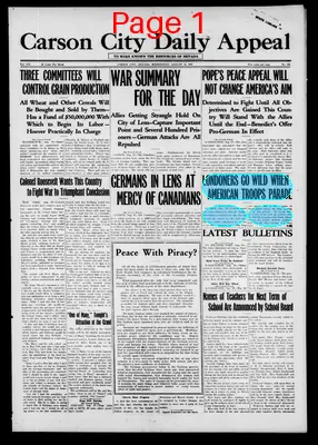 Page thumbnail for Carson City Daily Appeal