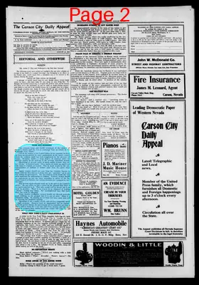 Page thumbnail for Carson City Daily Appeal