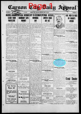 Page thumbnail for Carson City Daily Appeal