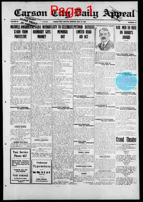 Page thumbnail for Carson City Daily Appeal