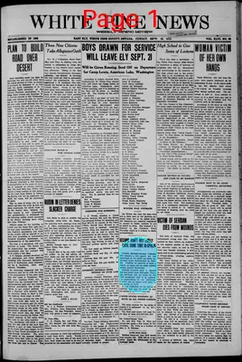 Page thumbnail for White Pine News Weekly Mining Review