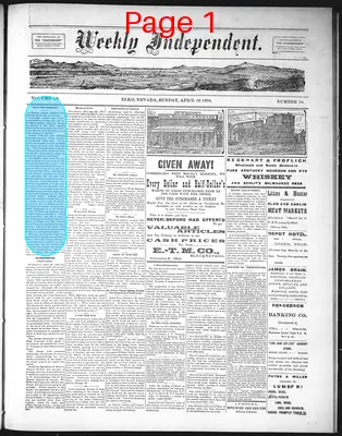 Page thumbnail for Weekly Independent