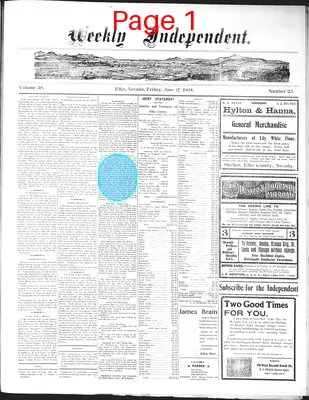 Page thumbnail for Weekly Independent