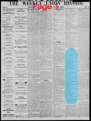 Page thumbnail for The Weekly Union Record