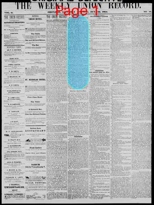 Page thumbnail for The Weekly Union Record