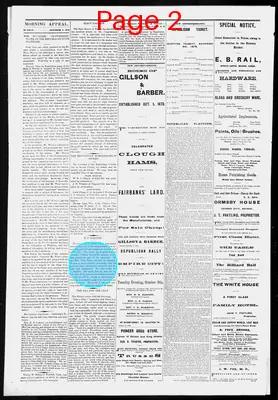 Page thumbnail for Morning Appeal