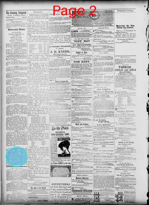 Page thumbnail for The Evening Telegram
