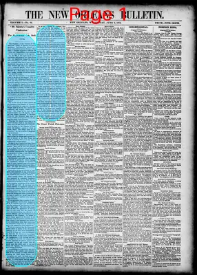 Page thumbnail for The New Orleans Bulletin