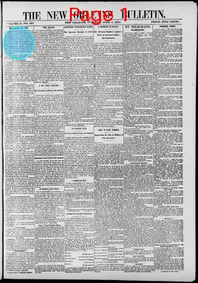 Page thumbnail for The New Orleans Bulletin
