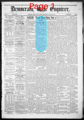 Page thumbnail for Democratic Enquirer