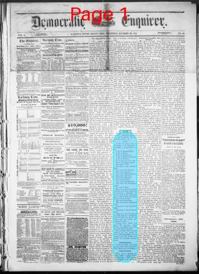 Page thumbnail for Democratic Enquirer