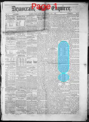 Page thumbnail for Democratic Enquirer