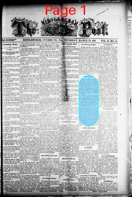 Page thumbnail for The Middleburgh Post