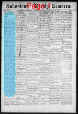 Page thumbnail for Johnstown Weekly Democrat