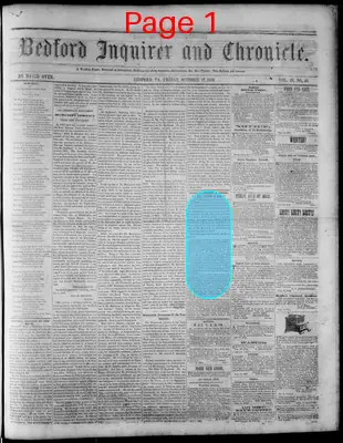 Page thumbnail for Bedford Inquirer And Chronicle