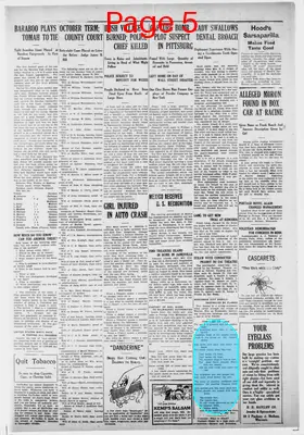 Page thumbnail for Baraboo Weekly News