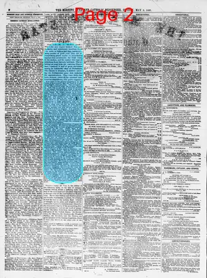 Page thumbnail for The Morning Star And Catholic Messenger