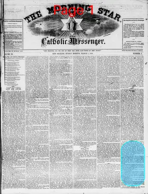 Page thumbnail for The Morning Star And Catholic Messenger