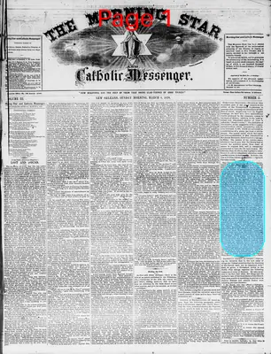 Page thumbnail for The Morning Star And Catholic Messenger