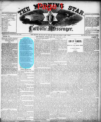 Page thumbnail for The Morning Star And Catholic Messenger