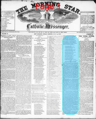 Page thumbnail for The Morning Star And Catholic Messenger