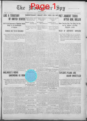 Page thumbnail for The Worcester Spy