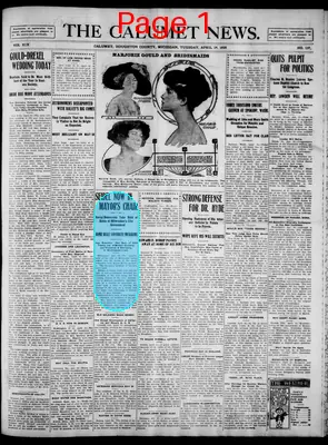 Page thumbnail for The Calumet News