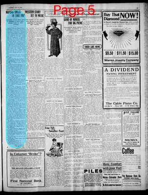 Page thumbnail for The Calumet News