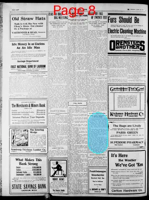 Page thumbnail for The Calumet News