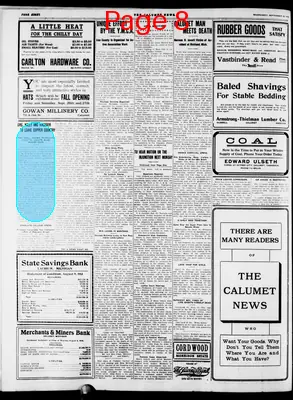 Page thumbnail for The Calumet News