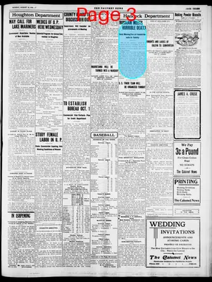 Page thumbnail for The Calumet News