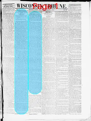 Page thumbnail for Wisconsin Tribune
