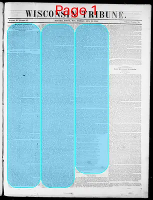 Page thumbnail for Wisconsin Tribune