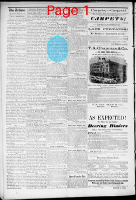 Page thumbnail for Mineral Point Tribune