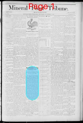 Page thumbnail for Mineral Point Tribune
