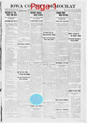 Page thumbnail for Iowa County Democrat