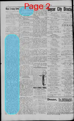 Page thumbnail for The Waco Evening News