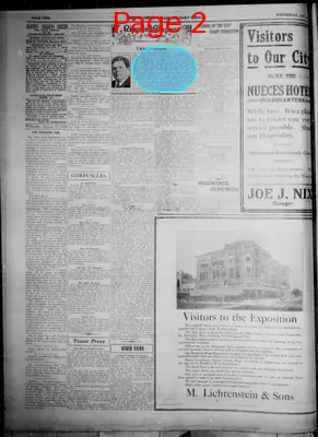 Page thumbnail for Corpus Christi Caller And Daily Herald