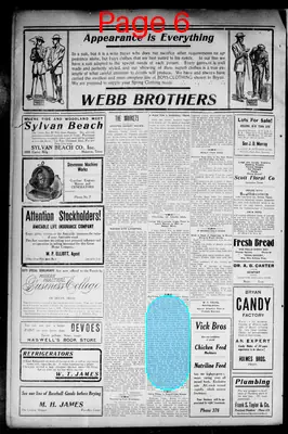 Page thumbnail for Bryan Daily Eagle And Pilot