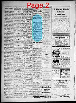 Page thumbnail for Laredo Weekly Times