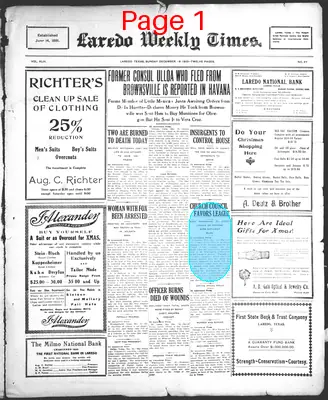 Page thumbnail for Laredo Weekly Times