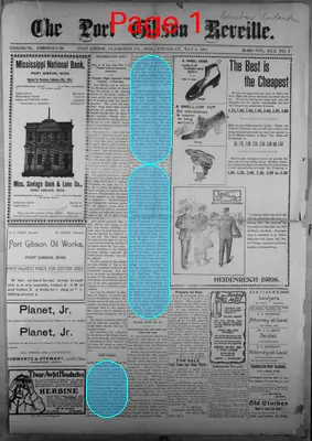 Page thumbnail for The Port Gibson Reveille