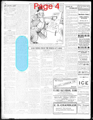 Page thumbnail for The San Antonio Light