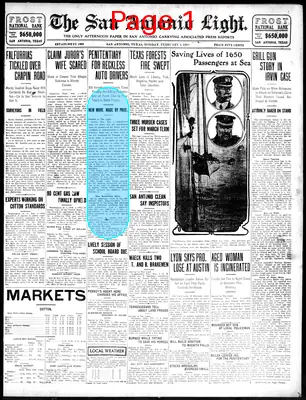 Page thumbnail for The San Antonio Light