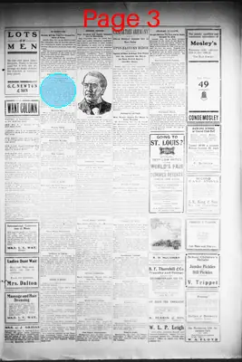Page thumbnail for The Waxahachie Daily Light